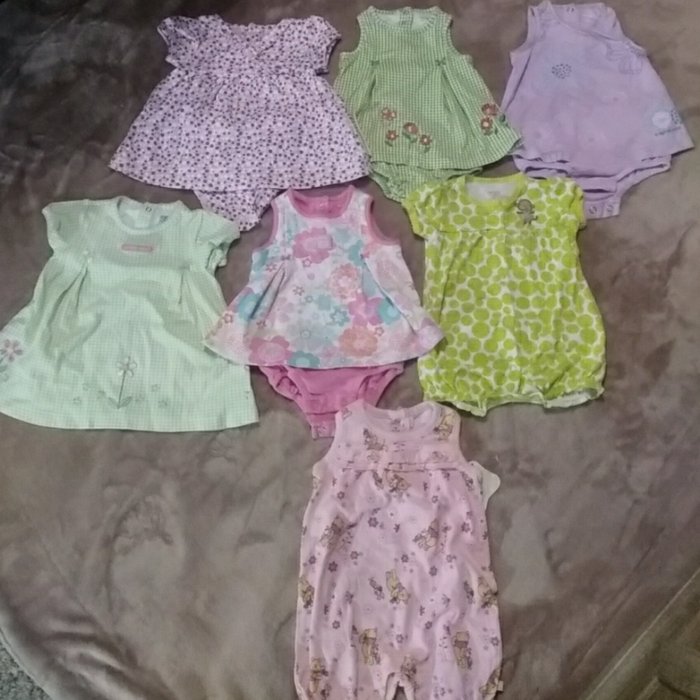 Baby one piece outfits 3 months.